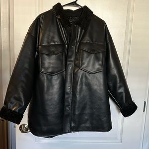 Forever 21 leather coat